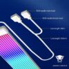 JUNGLE LEOPARD Neon Line LED Strip ARGB WHITE GPU PCIe 6pin / PCIe 8Pin / EPS 8pin / 12VHPWR Strimer Extension - Image 3
