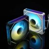 JUNGLE LEOPARD Prism 6 PRO ARGB BLACK REVERSE Three Sided Infinity Infinite Mirror 120mm PWM Fan - Image 8