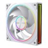 JUNGLE LEOPARD TRANSWARP 12 ARGB WHITE Ring LED Infinite Infinity Mirror 120mm PWM Fan - Image 2
