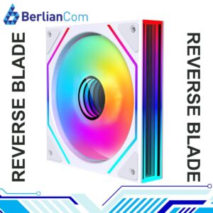 JUNGLE LEOPARD Prism 4 Ultra ARGB WHITE REVERSE Two Sided Infinity Infinite Mirror 120mm PWM Fan