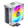 JUNGLE LEOPARD K400 ARGB RAINBOW WHITE CPU Cooler 4 Heatpipe INTEL LGA - Image 7