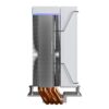 JUNGLE LEOPARD KF420E-DGT DIGITAL ARGB RAINBOW WHITE CPU Cooler 4 Heatpipe Intel AMD - Image 3