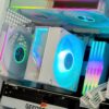 JUNGLE LEOPARD KF420E-DGT DIGITAL ARGB RAINBOW WHITE CPU Cooler 4 Heatpipe Intel AMD - Image 7