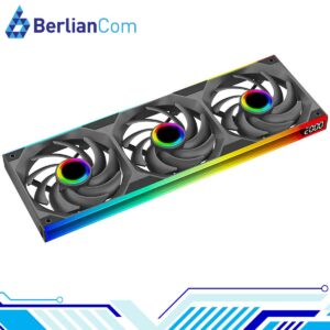 JUNGLE LEOPARD STARLINK 360 DIGITAL ARGB BLACK Infinite Infinity Mirror 360mm PWM Fan Integrated Single Frame