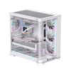 JUNGLE LEOPARD AC-01 WHITE Curved Glass ATX Gaming PC Case Casing Komputer - Image 2