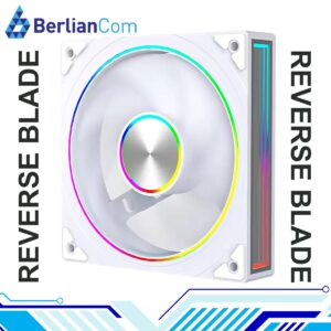 JUNGLE LEOPARD TRANSWARP 12 ARGB WHITE REVERSE Ring LED Infinite Infinity Mirror 120mm PWM Fan