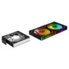 JUNGLE LEOPARD INTERSTELLAR V2 ARGB BLACK REVERSE Infinity Infinite Mirror 120mm PWM BLOCK UNI Fan TRIPLE PACK - Image 8