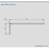 BARROW TDWG-14 90° Single Bend Cooper Chrome Metal Rigid Tube 490mm Computer Custom Water Cooling - Image 4