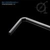 BARROW TDWG-14 90° Single Bend Cooper Chrome Metal Rigid Tube 490mm Computer Custom Water Cooling - Image 5