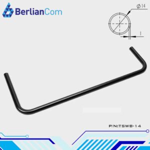 BARROW TSWB-14 14mm 90 Double Bend Cooper Metallic Black Rigid Hard Tube Computer Custom Water Cooling