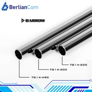 BARROW TG14-490 Cooper Chrome Plated Metal Rigid Tube 490mm Computer Custom Water Cooling