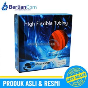 Masterkleer 1/2" UV-active Orange Soft Tubing Liquid Water Cooler