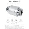 BARROW TTLPFG V2 Flat Push Type Check Valve M-F Silver Body + Matt Silver - Image 3
