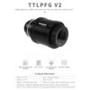BARROW TTLPFG V2 Flat Push Type Check Valve M-F Black Body + Matt Black - Image 2