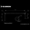 BARROW TSWB-16 16mm 90 Double Bend Cooper Metallic Black Metal Rigid Hard Tube - Image 4