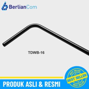 BARROW TDWB-16 16mm 90 Single Bend Cooper Metallic Black Metal Rigid Hard Tube 480mm