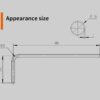 BARROW TDWB-16 16mm 90 Single Bend Cooper Metallic Black Metal Rigid Hard Tube 480mm - Image 5