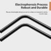 BARROW TDWB-16 16mm 90 Single Bend Cooper Metallic Black Metal Rigid Hard Tube 480mm - Image 6
