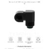 BARROW TX360PX-21 G1/4 360 Double Rotation Offset Adapter 21mm Silver - Image 5