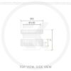 EKWB EK Quantum Torque Pass Through G1/4 Nickel - Image 6