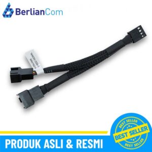 EKWB EK Cable Y Splitter 2 Fan PWM Black