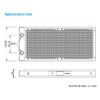 BARROW FBCFRX-240Y V2 240mm Copper Radiator Temperature Display Silver - Image 2