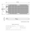 BARROW Dabel-20b 240 Cooper Radiator 240mm BLACK (Ketebalan 20mm) - Image 3