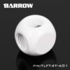 BARROW TLFT4T-A01 G1/4 Thread 4-Way Block Splitter Fitting - White - Image 3