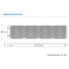 BARROW FBCFRX-480Y V2 480mm Copper Radiator Temperature Display Silver - Image 2