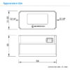 BARROW FBFT07 Multimode OLED Water Temperature and Flow Meter White - Image 5