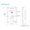 BARROW FBLTFHA-04N V2A AMD AM4 / AM3 / AM5 TFT Display CPU Block White - Image 3