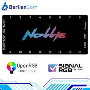 NOLLIE 32 ARGB Controller 16 Port 256 LED Per Channel Up To 4096 LED + 2ch Lian Li Strimmer + 4ch EXTERNAL LED Support SignalRGB OpenRGB PC Gaming Fan Cooler