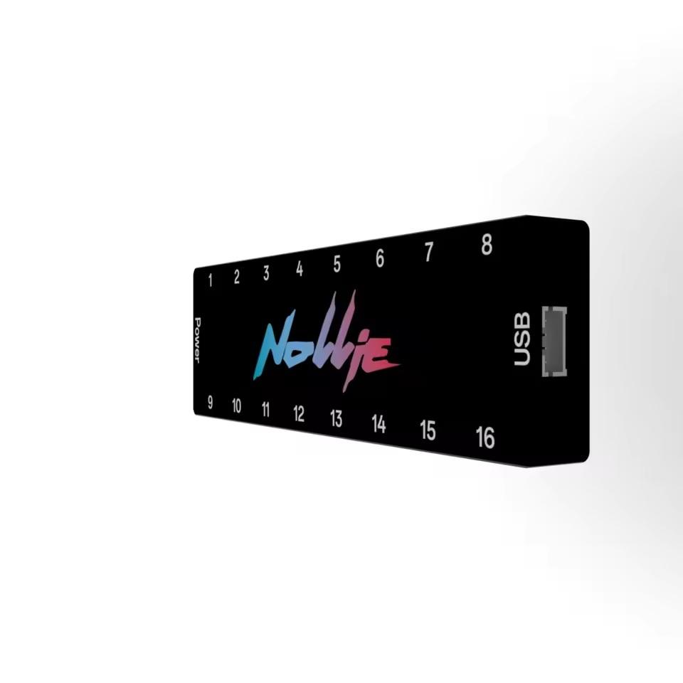 ginee_20251108192109286_4499473059.jpeg NOLLIE 16 ARGB Controller 3pin 5V 16 Port 256 LED Per Channel Up To 4096 LED Support SignalRGB OpenRGB PC Gaming Fan Cooler - Image 5