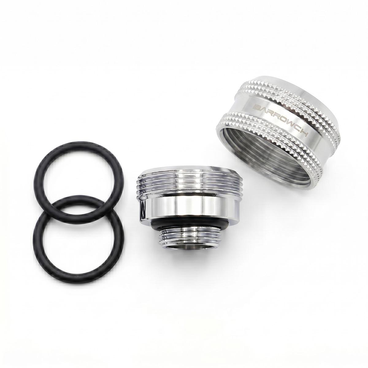 barrow fbykn t14 v1 14mm od hard tube compression fitting silver fitting pipa water cooling cooler pc computer barrow fbykn t14 v1 14mm od hard tube compression fitting silver fitting pipa water cooling cooler pc computer